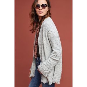 Anthropologie Michael Stars grey cable knit cardigan